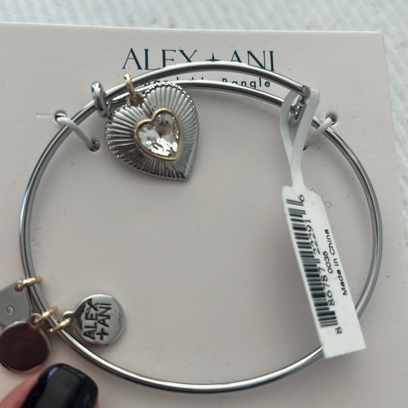 Alex and Ani expandable bangle heart - Picture 3 of 3